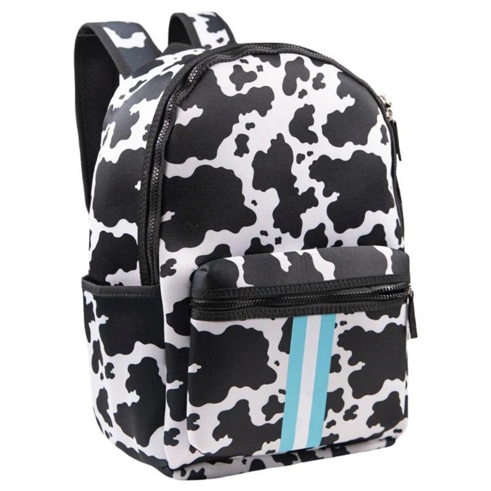 Simply Southern Neoprene Backpack - Cow Pattern